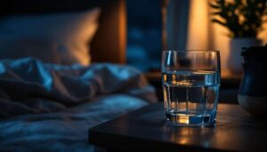 Warum immer mehr Menschen abends bewusst ein Glas Wasser neben ihr Bett stellen