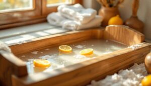 Fussbad mit Zitrone und Natron: Warum es empfohlen wird und wann man es am besten macht